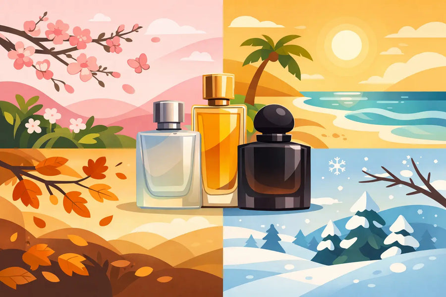 Choisir l’intensité parfum selon la saison